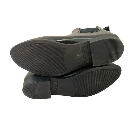 LRL Ralph Lauren Tally Bo Rai Black Rubber Ankle Rain Boots Size 10 B - Picture 6 of 7